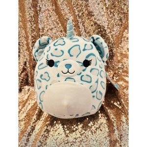 Squishmallows Official Kellytoys Elisa Plush 8.5" Blue/White Unicorn Ultimate